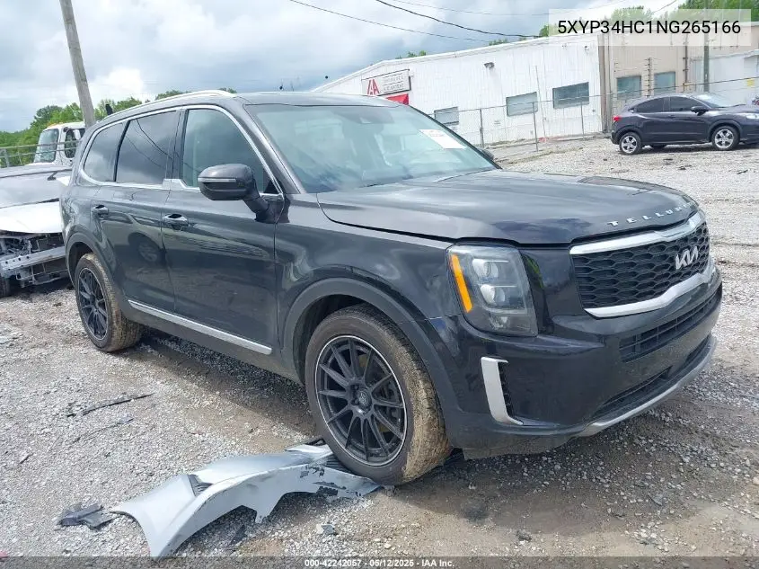 2022 Kia Telluride Ex VIN: 5XYP34HC1NG265166 Lot: 42242057