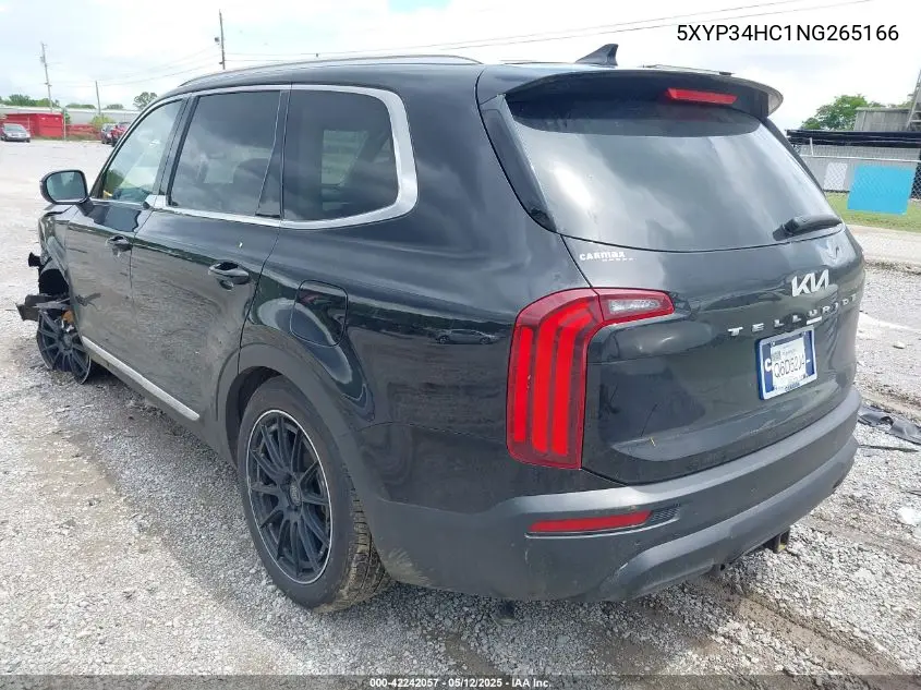 2022 Kia Telluride Ex VIN: 5XYP34HC1NG265166 Lot: 42242057