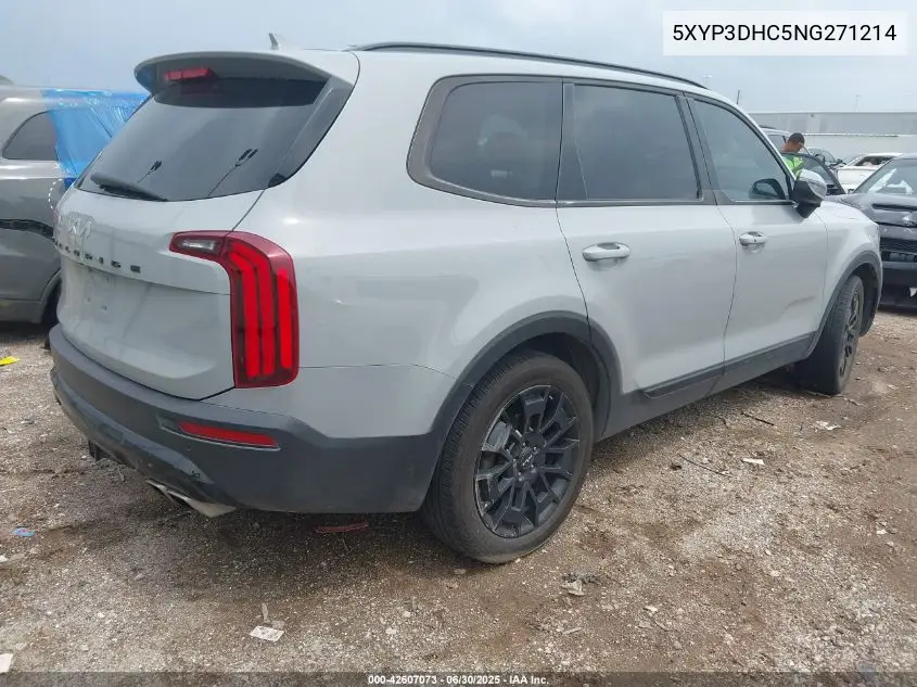 5xyp3dhc5ng271214 5XYP3DHC5NG271214 2022 Kia Telluride Ex