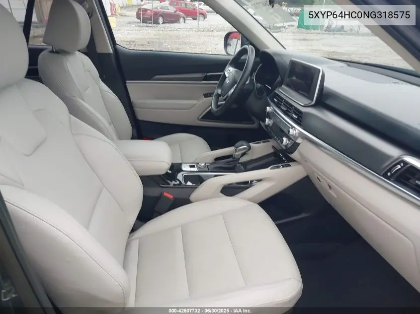 2022 Kia Telluride S VIN: 5XYP64HC0NG318575 Lot: 42607732