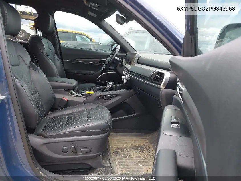 2023 Kia Telluride Sx/Sx X-Line/Sx X-Pro/Sx Prestige/Sx Prest X-Ln/Sx Prest X-Pro VIN: 5XYP5DGC2PG343968 Lot: 12332387