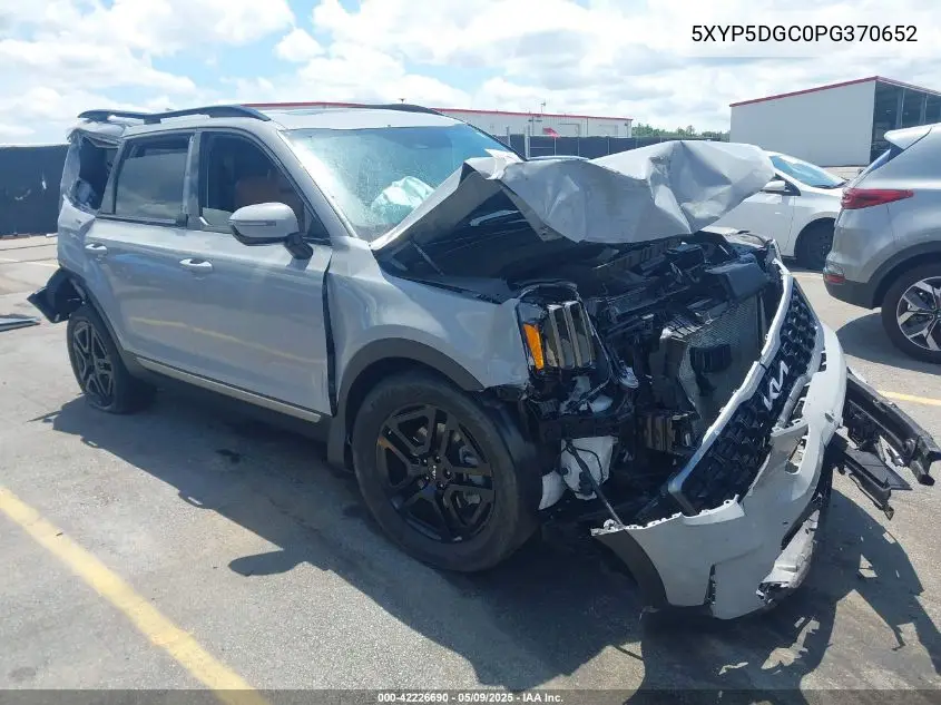 2023 Kia Telluride Sx X-Line VIN: 5XYP5DGC0PG370652 Lot: 42226690