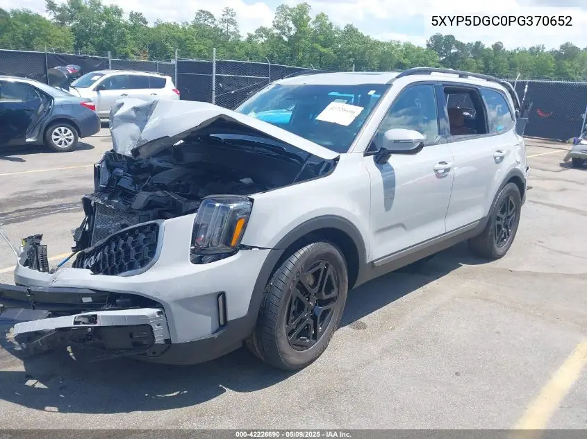 2023 Kia Telluride Sx X-Line VIN: 5XYP5DGC0PG370652 Lot: 42226690