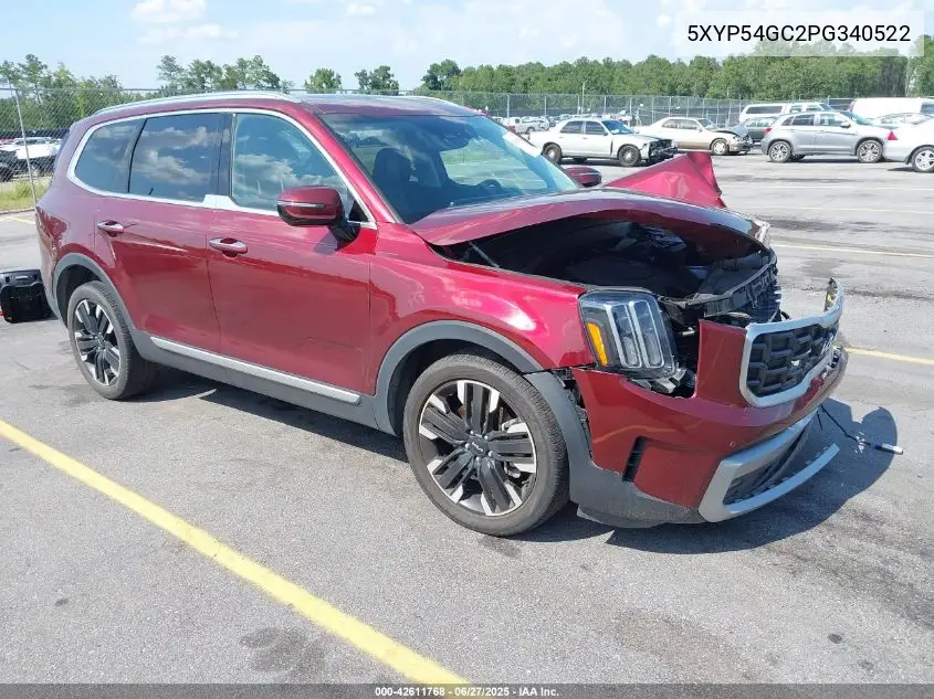2023 Kia Telluride Sx VIN: 5XYP54GC2PG340522 Lot: 42611768