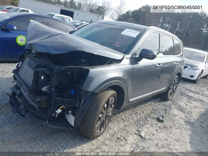 2024 Kia Telluride Sx Prestige VIN: 5XYP5DGC8RG455001 Lot: 41501567