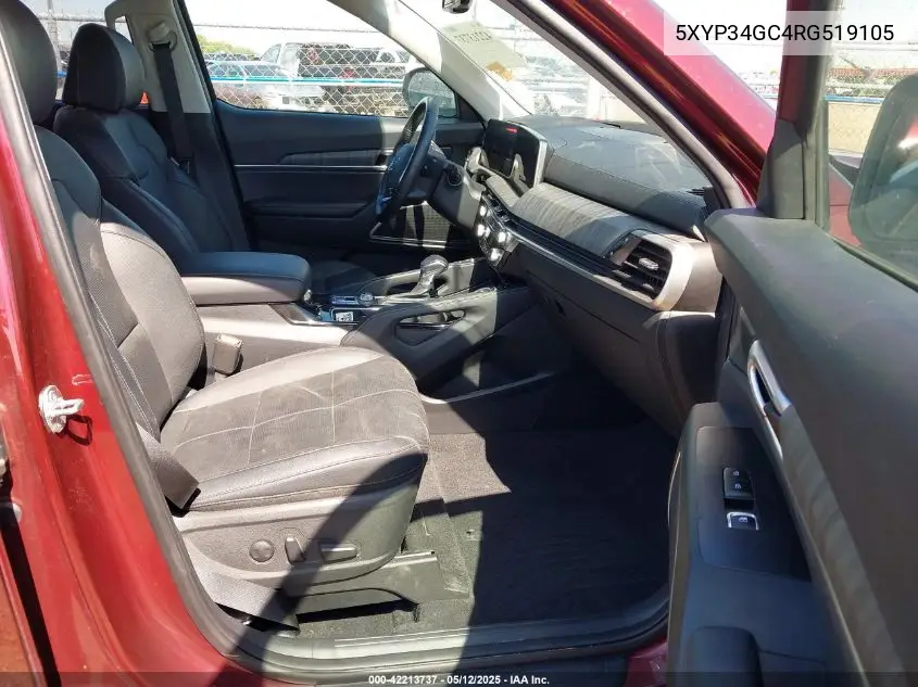 2024 Kia Telluride Ex VIN: 5XYP34GC4RG519105 Lot: 42213737