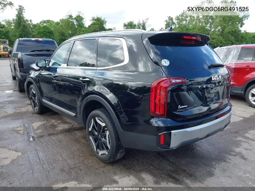 2024 Kia Telluride S VIN: 5XYP6DGC6RG491525 Lot: 42220946