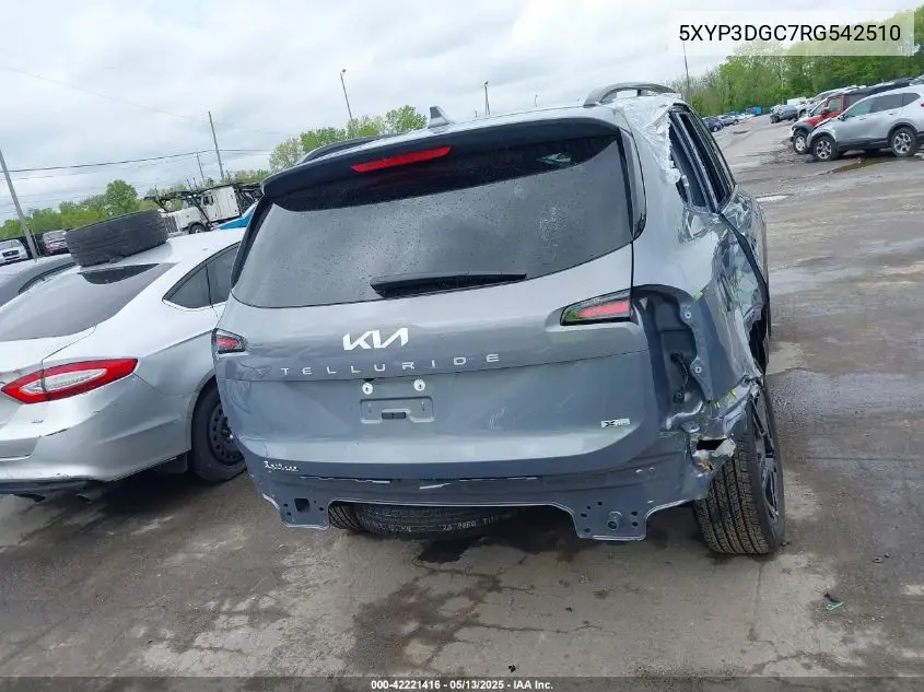 2024 Kia Telluride Ex X-Line VIN: 5XYP3DGC7RG542510 Lot: 42221416