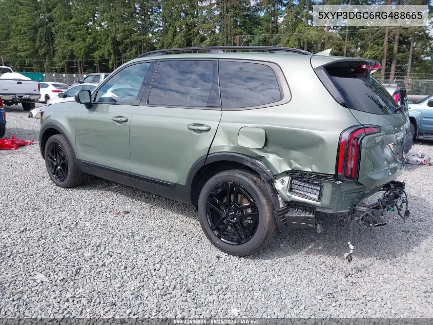 2024 Kia Telluride Ex X-Line VIN: 5XYP3DGC6RG488665 Lot: 42585925