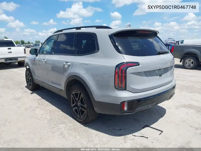 2024 Kia Telluride Sx/Sx X-Line/Sx X-Pro/Sx Prestige/Sx Prest X-Ln/Sx Prest X-Pro VIN: 5XYP5DGC1RG467748 Lot: 42613478