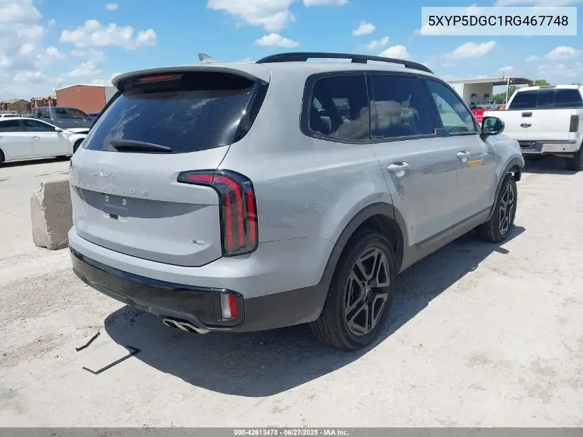 2024 Kia Telluride Sx/Sx X-Line/Sx X-Pro/Sx Prestige/Sx Prest X-Ln/Sx Prest X-Pro VIN: 5XYP5DGC1RG467748 Lot: 42613478