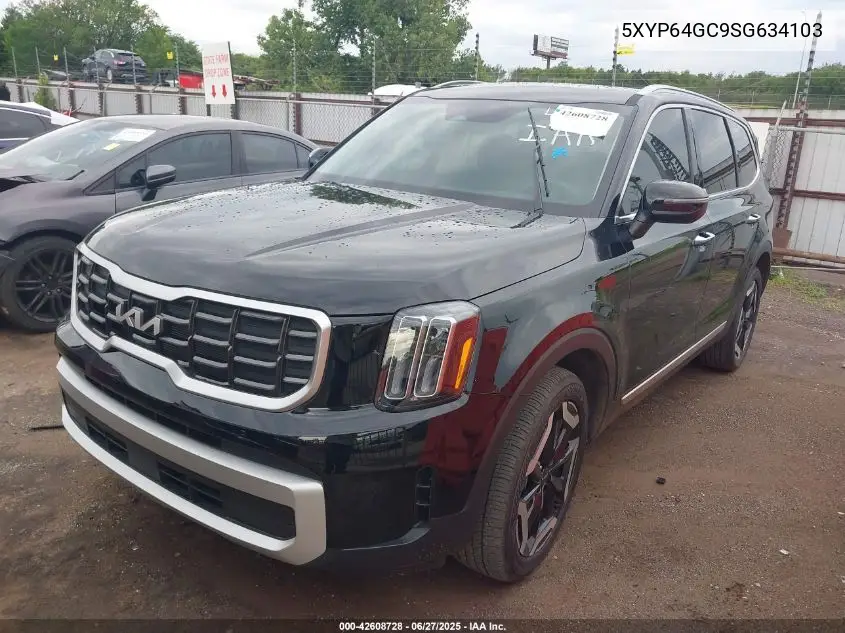 2025 Kia Telluride S VIN: 5XYP64GC9SG634103 Lot: 42608728