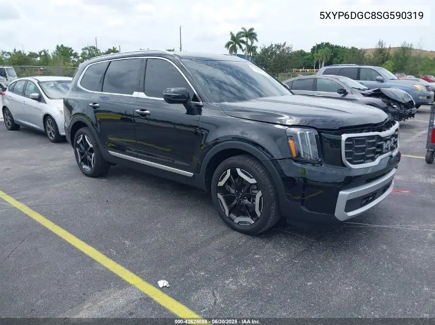 2025 Kia Telluride S VIN: 5XYP6DGC8SG590319 Lot: 42625086