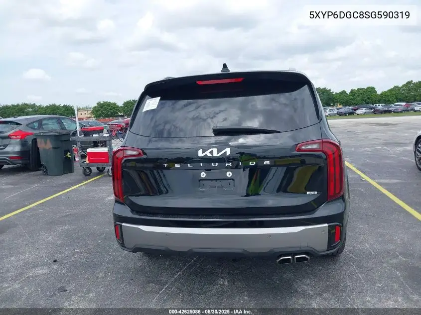 2025 Kia Telluride S VIN: 5XYP6DGC8SG590319 Lot: 42625086