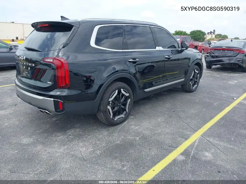 2025 Kia Telluride S VIN: 5XYP6DGC8SG590319 Lot: 42625086
