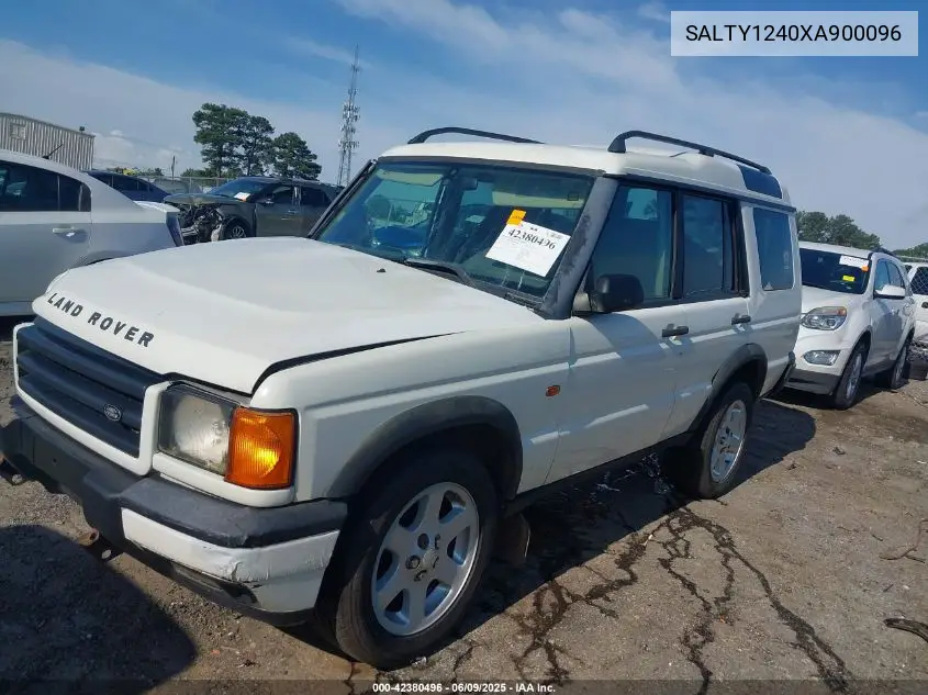 1999 Land Rover Discovery Series Ii VIN: SALTY1240XA900096 Lot: 42380496