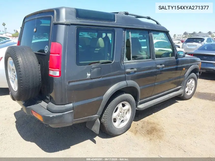 2000 Land Rover Discovery Series Ii Cloth/Series Ii Leather VIN: SALTY154XYA271377 Lot: 42493291