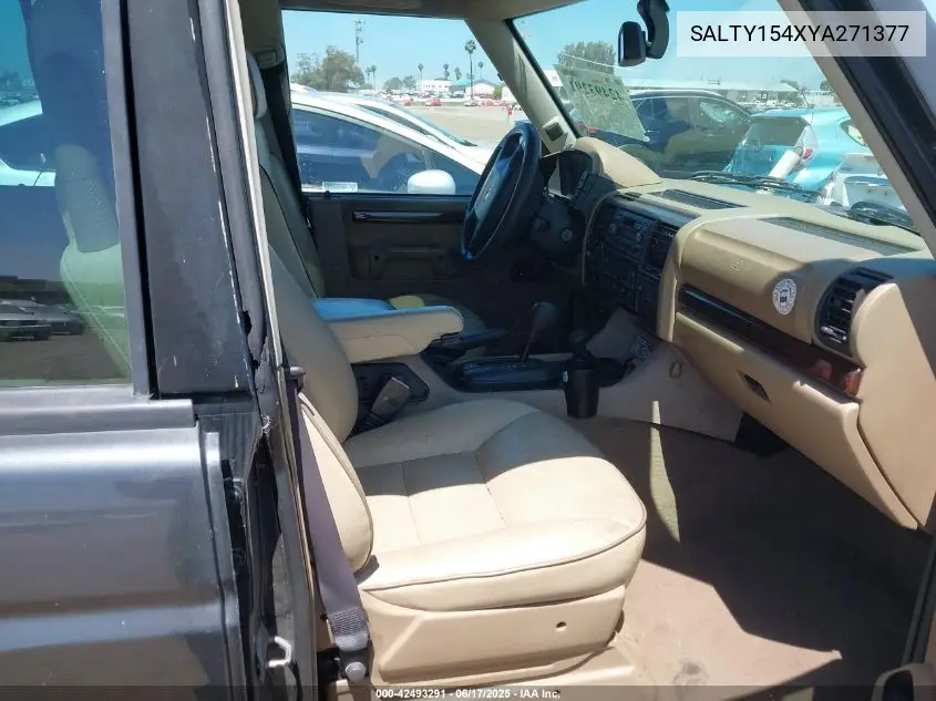 2000 Land Rover Discovery Series Ii Cloth/Series Ii Leather VIN: SALTY154XYA271377 Lot: 42493291