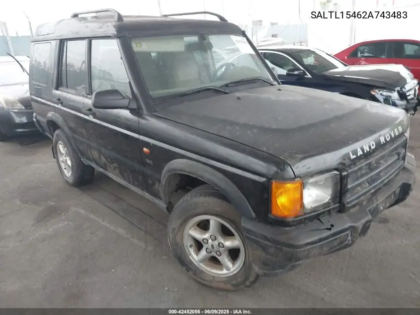 2002 Land Rover Discovery Series Ii Sd VIN: SALTL15462A743483 Lot: 42452056
