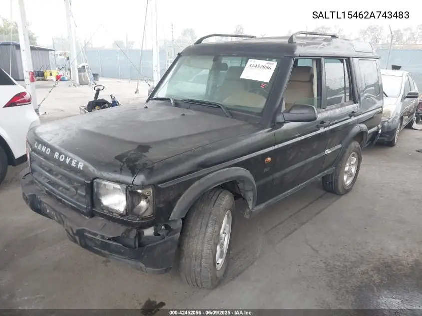 2002 Land Rover Discovery Series Ii Sd VIN: SALTL15462A743483 Lot: 42452056
