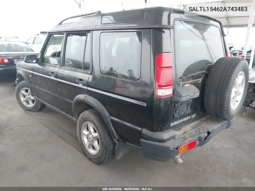 2002 Land Rover Discovery Series Ii Sd VIN: SALTL15462A743483 Lot: 42452056
