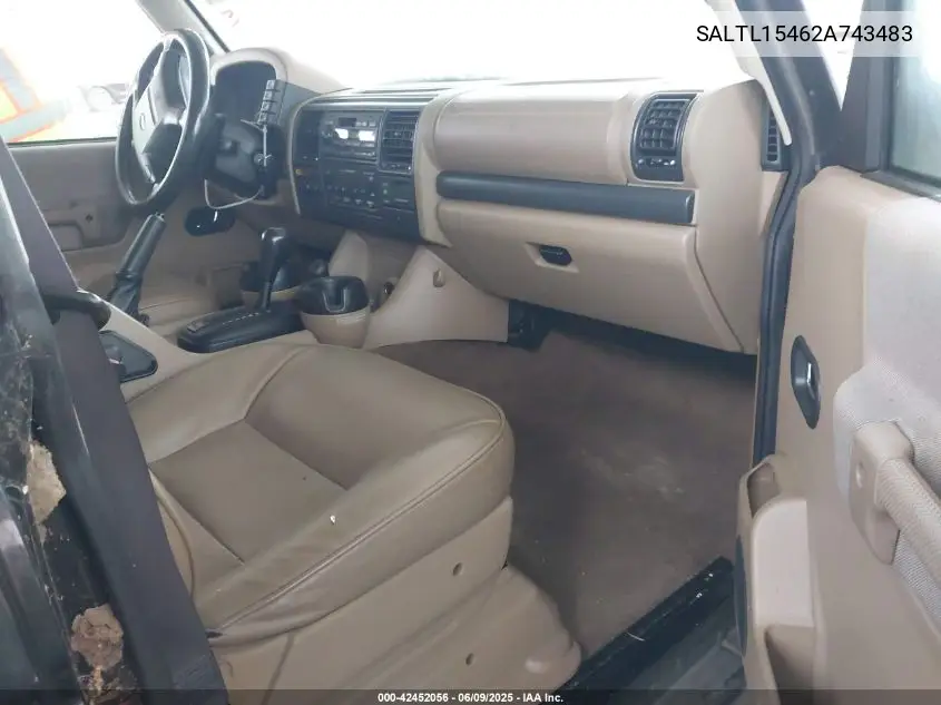 2002 Land Rover Discovery Series Ii Sd VIN: SALTL15462A743483 Lot: 42452056
