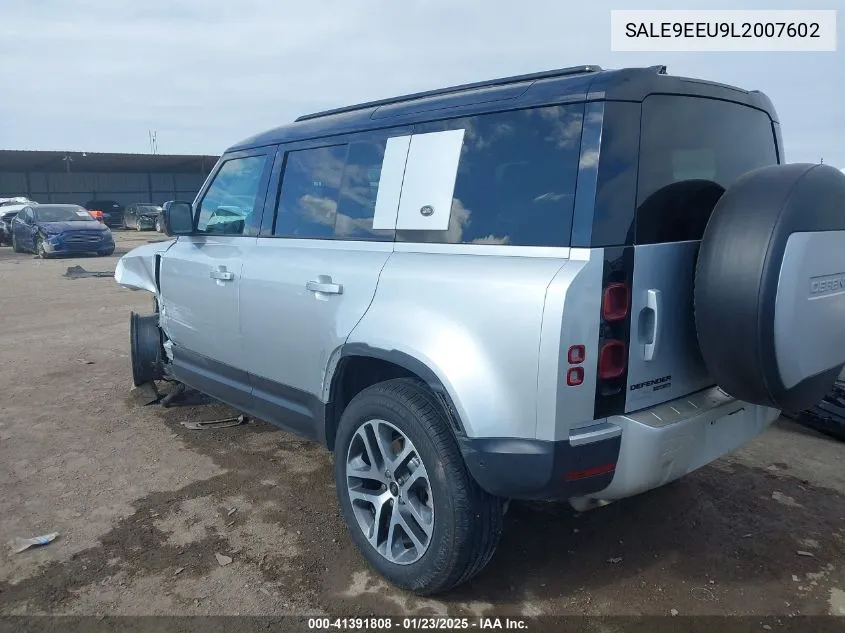 2020 Land Rover Defender 110 Hse VIN: SALE9EEU9L2007602 Lot: 41391808
