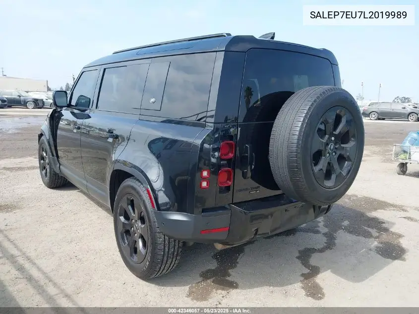 2020 Land Rover Defender 110 Se VIN: SALEP7EU7L2019989 Lot: 42346057