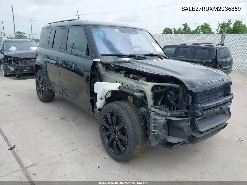 2021 Land Rover Defender 110 X-Dynamic Se VIN: SALE27RUXM2036859 Lot: 42096240