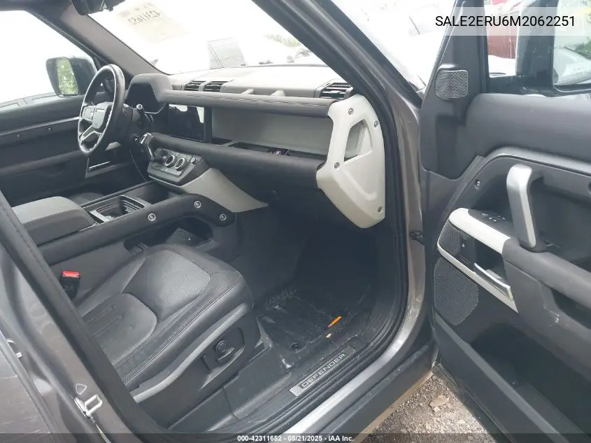 2021 Land Rover Defender 110 X-Dynamic Se VIN: SALE2ERU6M2062251 Lot: 42311652