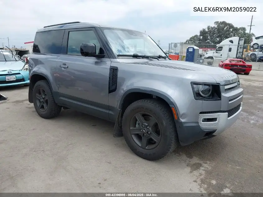 2021 Land Rover Defender 90 Standard VIN: SALEK6RX9M2059022 Lot: 42396995