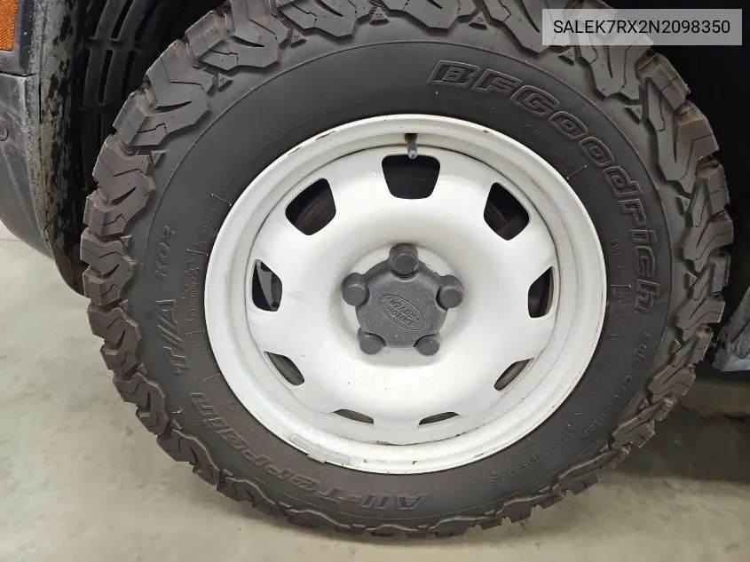 2022 Land Rover Defender 110 VIN: SALEK7RX2N2098350 Lot: 40727854