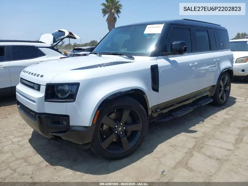 2023 Land Rover Defender 110 X-Dynamic Se VIN: SALE27EU6P2202823 Lot: 42561805