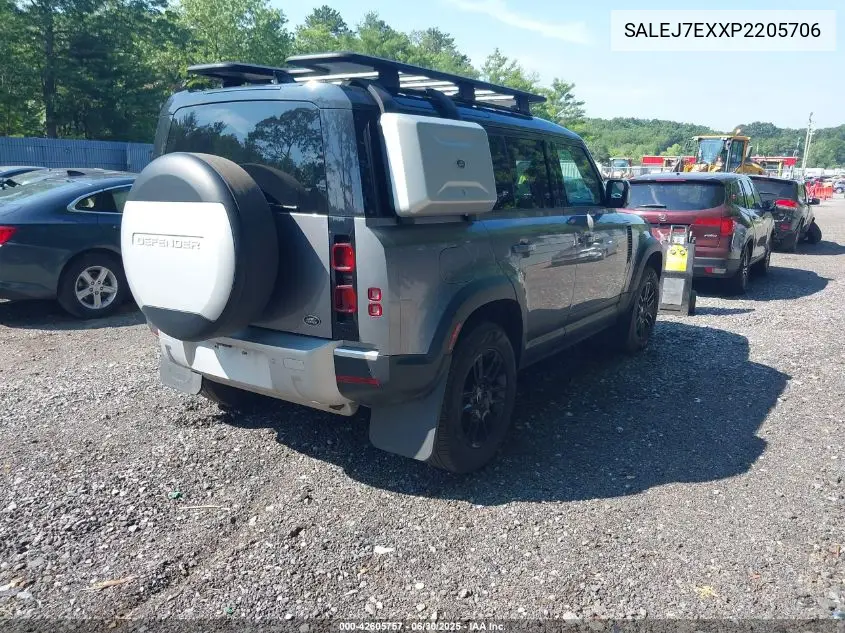 2023 Land Rover Defender 110 S VIN: SALEJ7EXXP2205706 Lot: 42605757