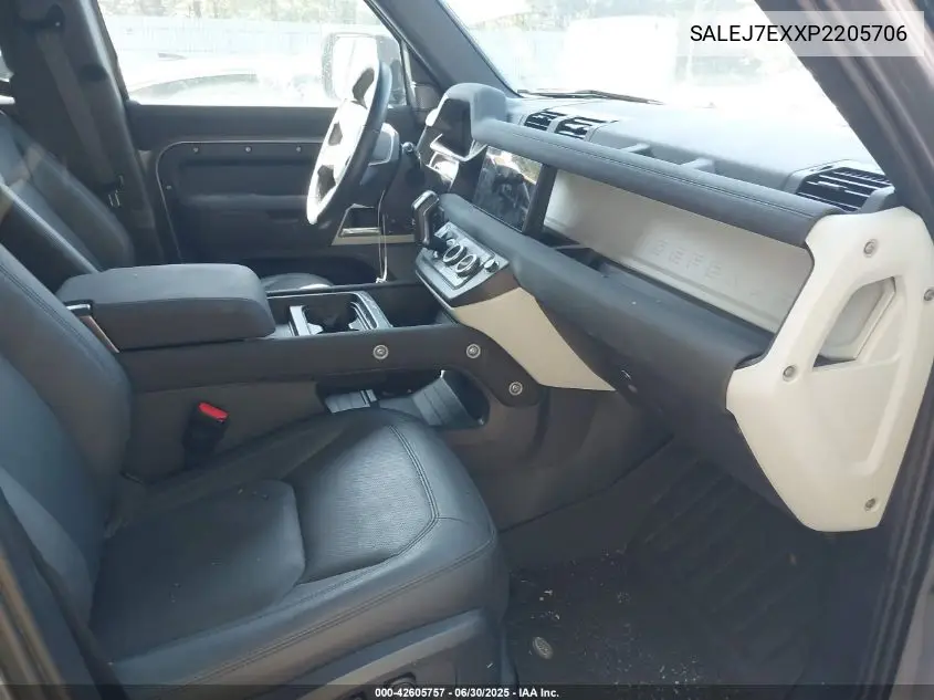 2023 Land Rover Defender 110 S VIN: SALEJ7EXXP2205706 Lot: 42605757