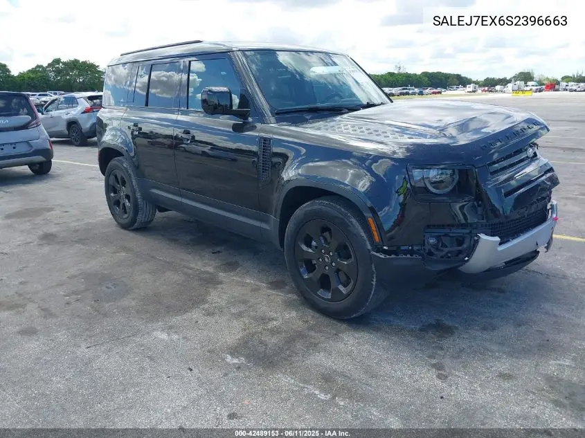2025 Land Rover Defender 110 P300 VIN: SALEJ7EX6S2396663 Lot: 42489153