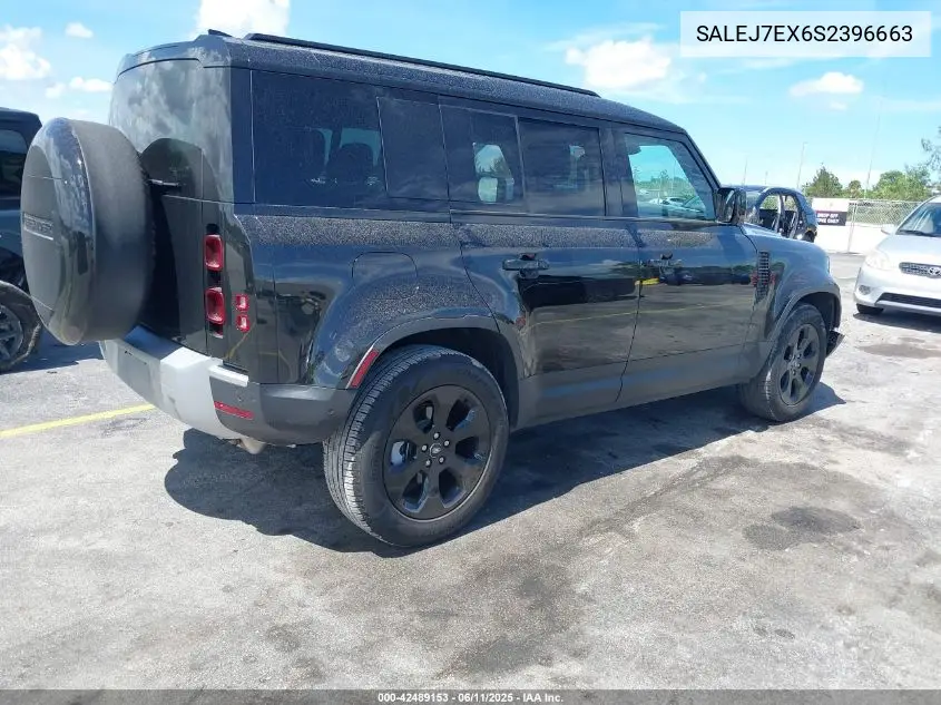 2025 Land Rover Defender 110 P300 VIN: SALEJ7EX6S2396663 Lot: 42489153