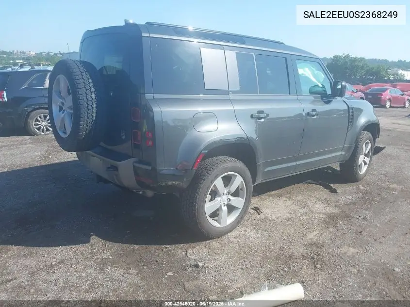 2025 Land Rover Defender 110 P400 X-Dynamic Se VIN: SALE2EEU0S2368249 Lot: 42546020