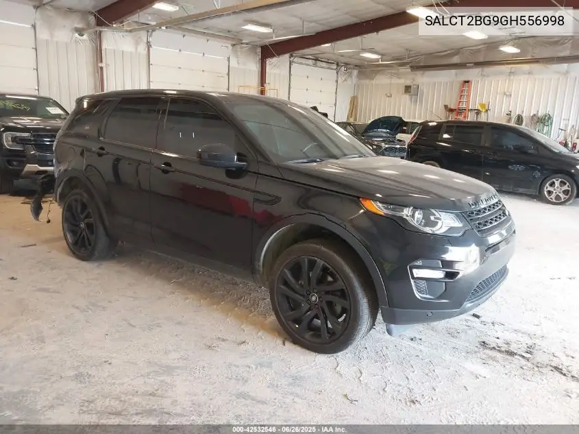 2016 Land Rover Discovery Sport Hse Lux VIN: SALCT2BG9GH556998 Lot: 42532546
