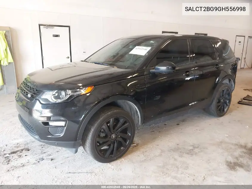 2016 Land Rover Discovery Sport Hse Lux VIN: SALCT2BG9GH556998 Lot: 42532546