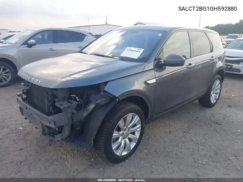 2016 Land Rover Discovery Sport Hse Lux VIN: SALCT2BG1GH592880 Lot: 42569909