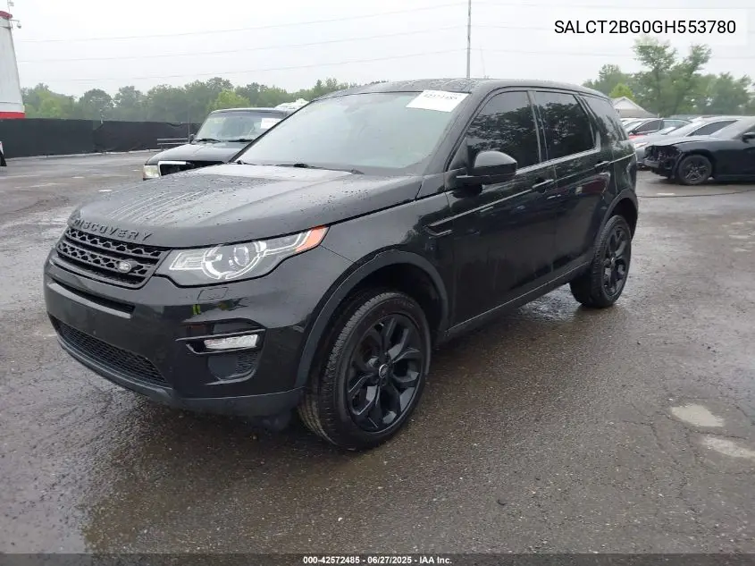2016 Land Rover Discovery Sport Hse Lux VIN: SALCT2BG0GH553780 Lot: 42572485