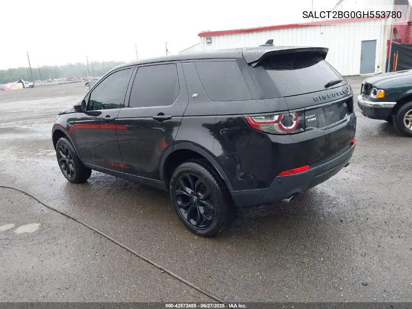 2016 Land Rover Discovery Sport Hse Lux VIN: SALCT2BG0GH553780 Lot: 42572485