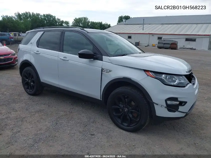 2016 Land Rover Discovery Sport Hse VIN: SALCR2BG1GH568223 Lot: 42573838