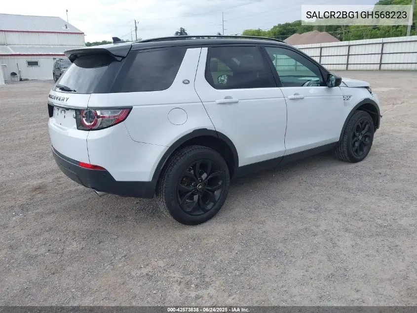 2016 Land Rover Discovery Sport Hse VIN: SALCR2BG1GH568223 Lot: 42573838