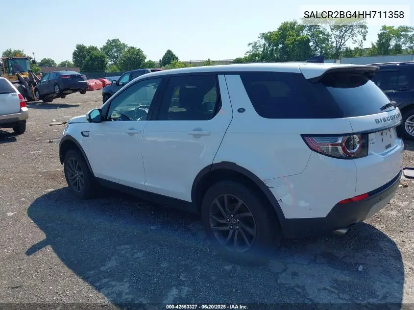 2017 Land Rover Discovery Sport Hse VIN: SALCR2BG4HH711358 Lot: 42553327