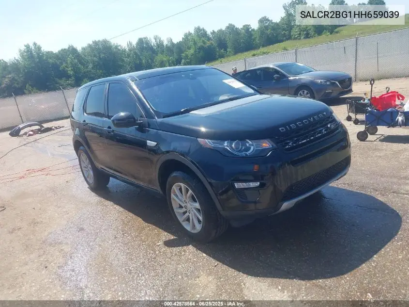 2017 Land Rover Discovery Sport Hse VIN: SALCR2BG1HH659039 Lot: 42578564