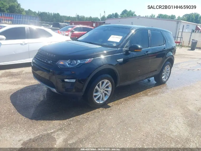 2017 Land Rover Discovery Sport Hse VIN: SALCR2BG1HH659039 Lot: 42578564