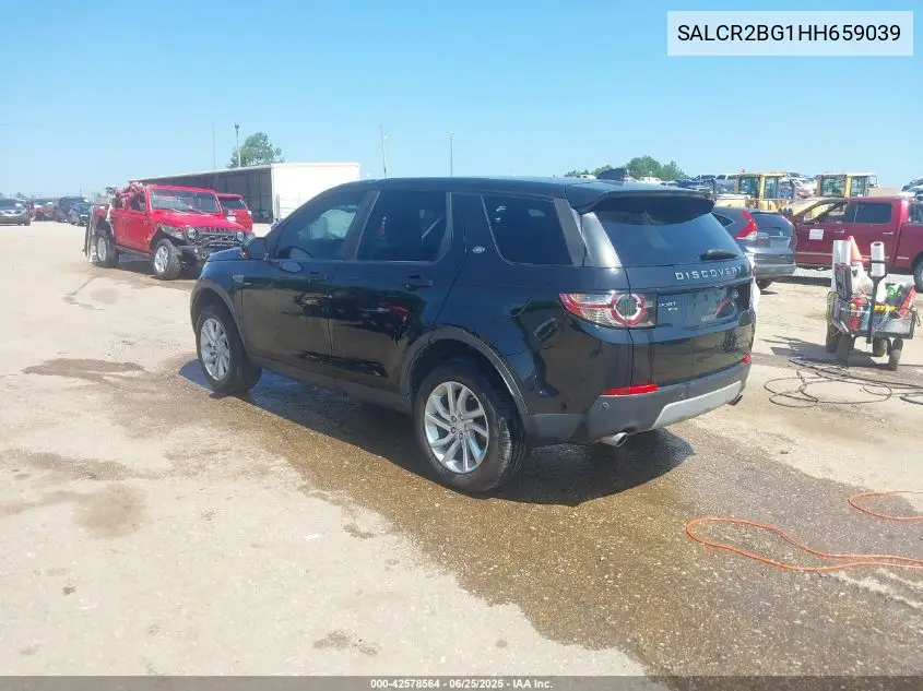 2017 Land Rover Discovery Sport Hse VIN: SALCR2BG1HH659039 Lot: 42578564