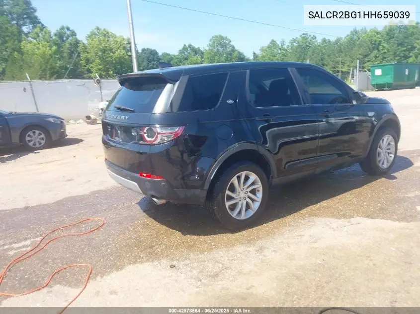 2017 Land Rover Discovery Sport Hse VIN: SALCR2BG1HH659039 Lot: 42578564